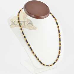 Men's amber necklace